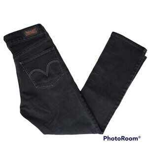 Levi's Black Mid-Rise Skinny Jeans